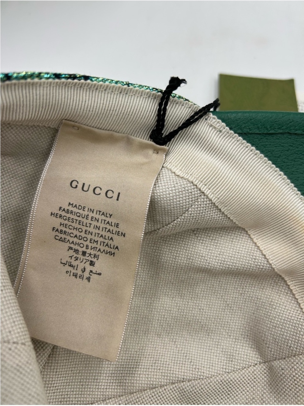 Unisex Gucci GG metallic jacquard lame baseball cap size medium adjustable - Picture 6 of 8